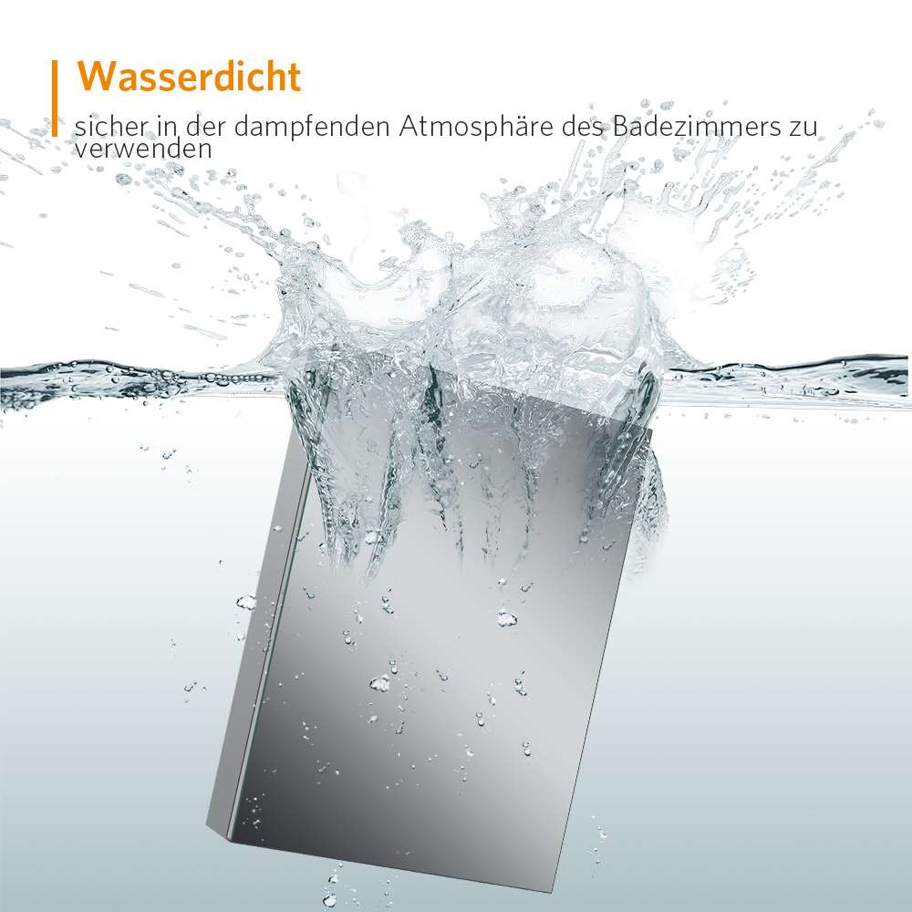 50x65cm Aluminium Badezimmer Spiegelschrank mit Softclose Scharnier