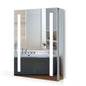 LED Badezimmer Spiegelschrank mit Rasier-Steckdose Antibeschlag Touch-Schalter 50x70cm