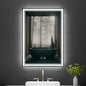 LED Badezimmer Spiegel mit 3 Lichtfarbe Antibeschlag 50x70cm (Nein Spiegelschrank)