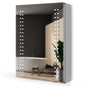 LED Badezimmer Spiegelschrank mit Rasier-Steckdose Antibeschlag IR-Schalter 50x70cm