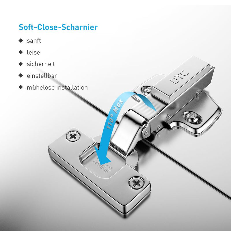 Aluminium Badezimmer Spiegelschrank mit Softclose Scharnier 2-Tür 50x65cm