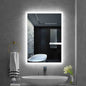 50x70cm LED Badezimmer Spiegel mit Touch-Schalter Antibeschlag (Nein Spiegelschrank)